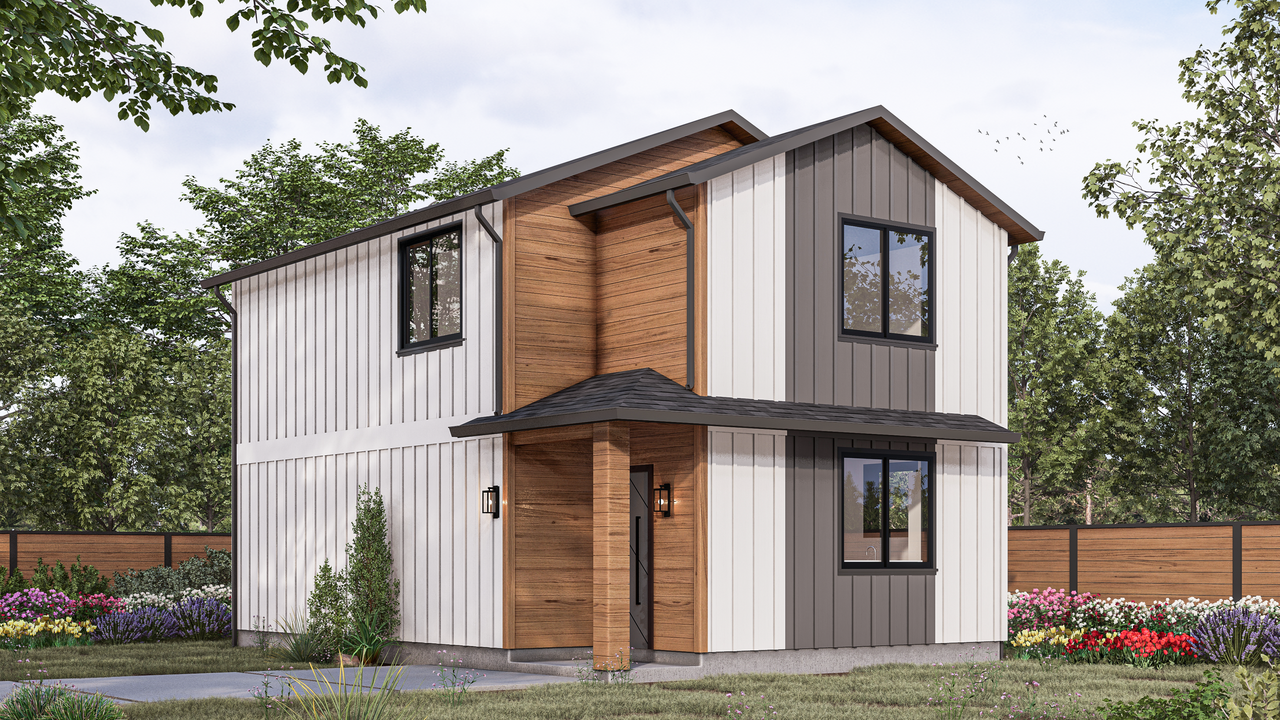 3 Bedroom - 2 Story - 3B 3B - 1188sqft