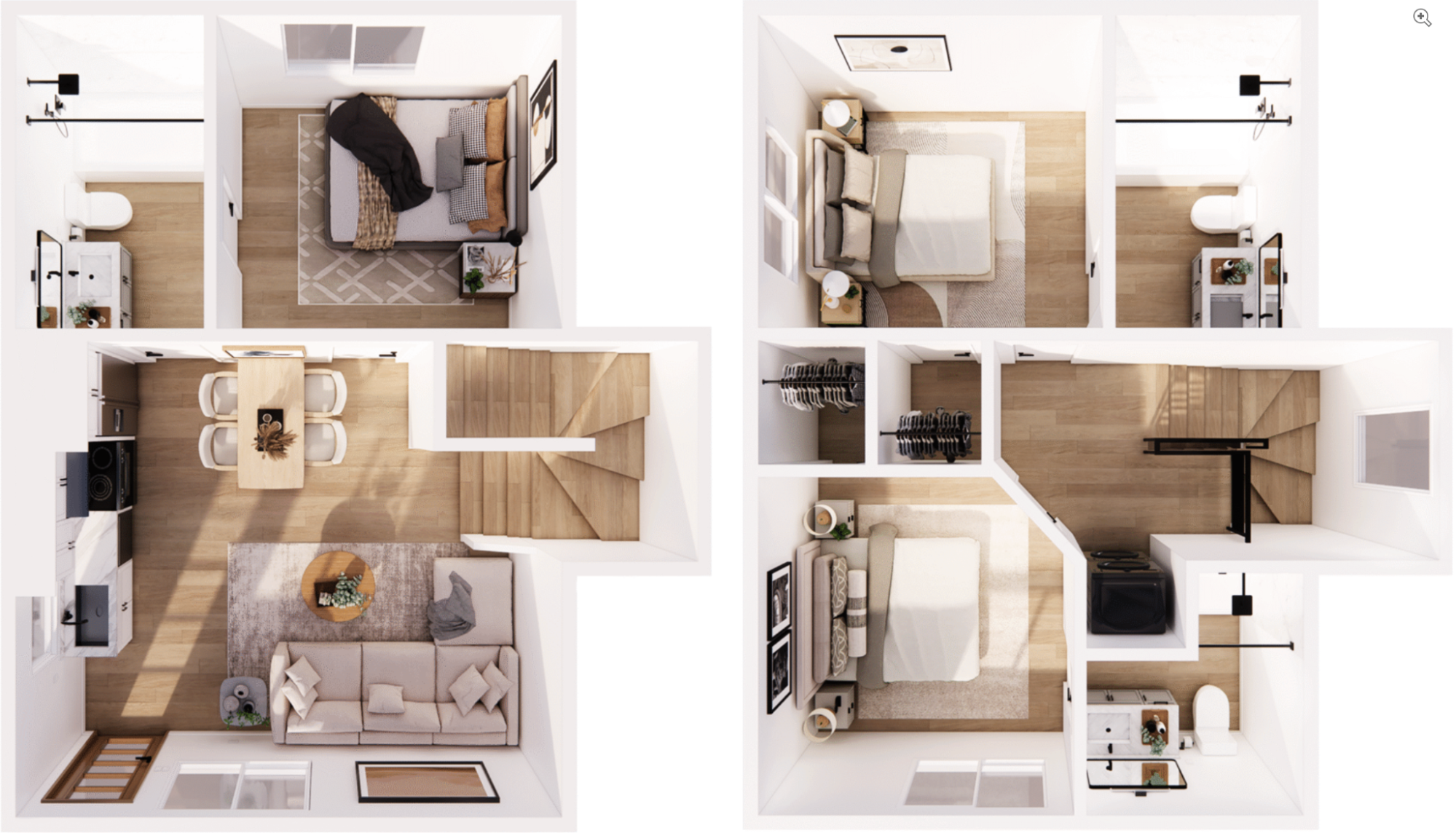 3 bedroom adu 983 2 story 3B3B