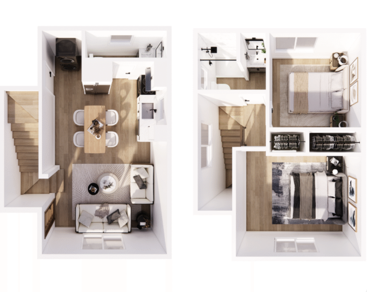 adu top view 797 2 Story 2B1.5B