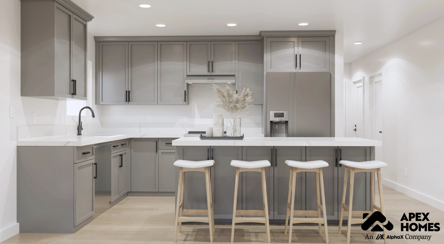 l-shaped kitchen