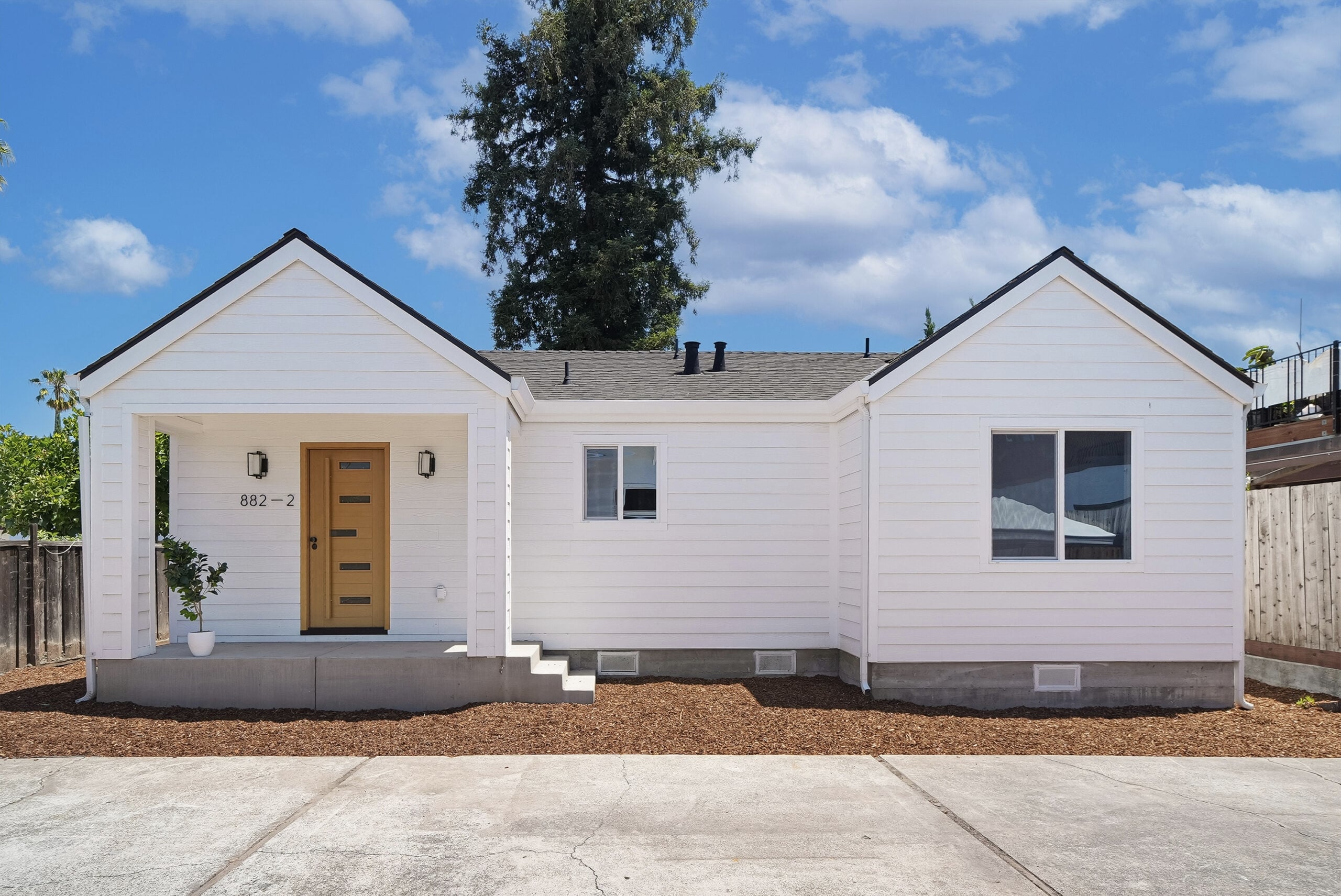 Raised foundation for an Apex Homes ADU